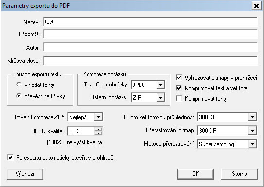 export do pdf